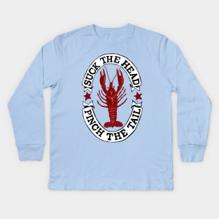 New Orleans Crawfish Kids Long Sleeve T-Shirt